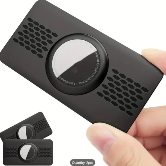 Air Tag Wallet Holder 2 Pack Black NWT - Picture 1 of 5